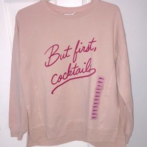 Wildfox Crew Neck Sweatshirt, Size Small